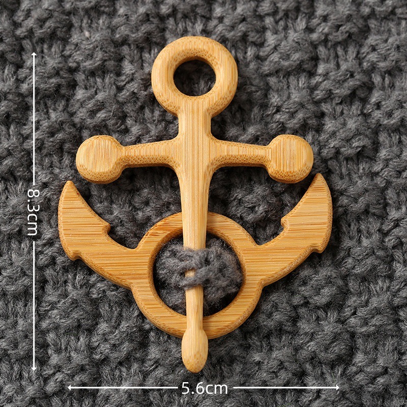 外贸热销Wooden Flower Daisy Pattern Brooch木制胸针送女孩礼物|undefined