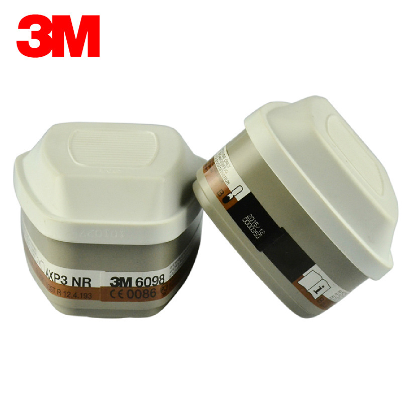 3M6098滤毒盒防甲醇二氯乙烷三氯甲烷等