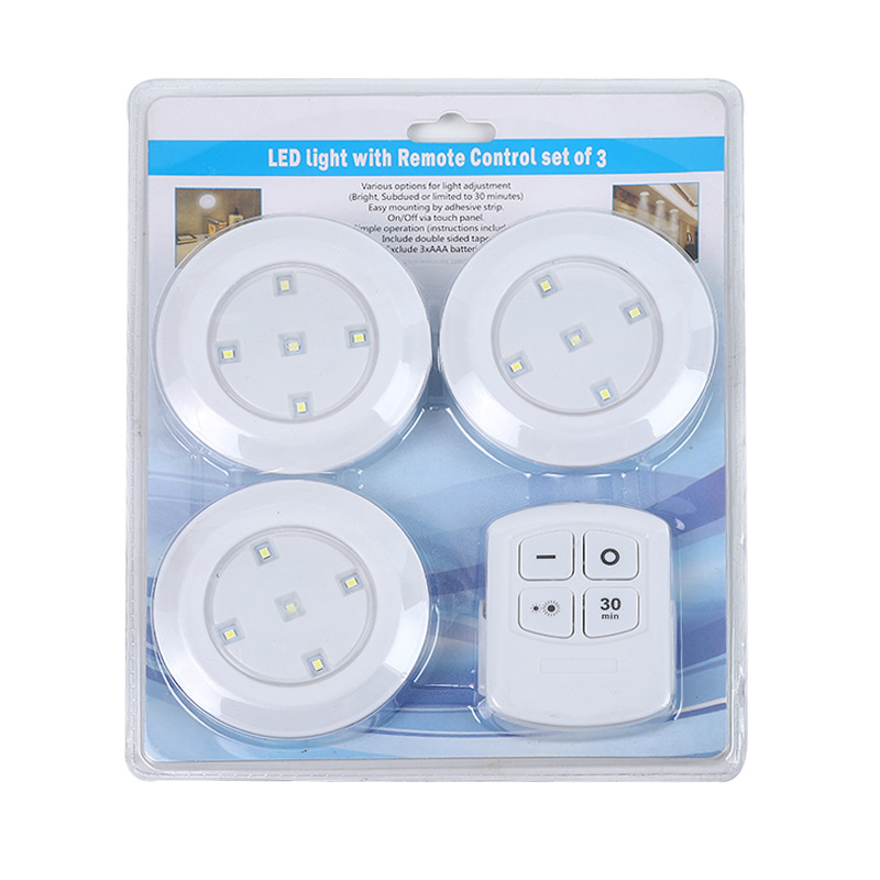 Productos transfronterizos COB luz de control remoto Pat Light enfermería luz de noche dormitorio armario luz táctil luz de la noche