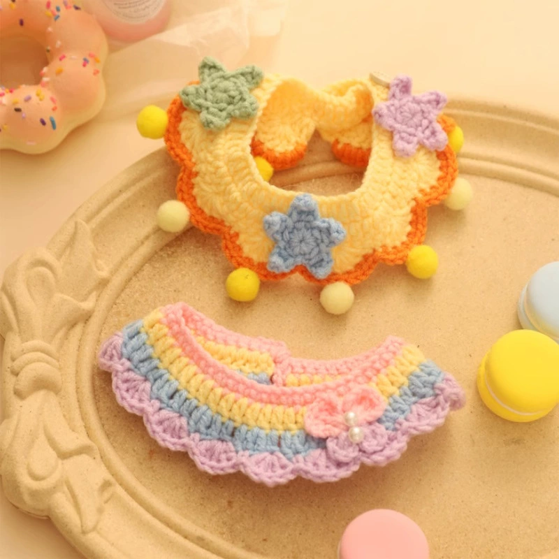 Ожерелье для кошек Собака Котенок Шея Маленькие аксессуары Украшения Ожерелье Бант Ошейник для домашних животных Кошачий ошейник