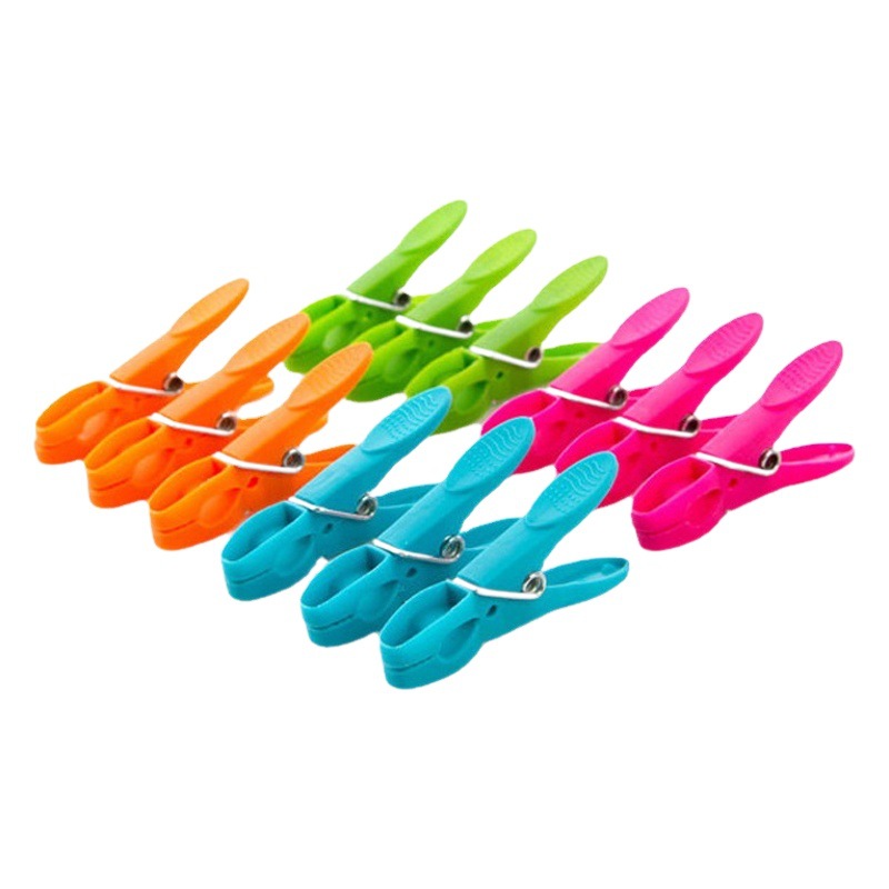 Clip de ropa de plástico clip de secado de ropa a prueba de viento clip de plástico clip de viaje clip de ropa interior a prueba de viento clip de ropa clip casual 24 piezas