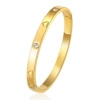 Golden bracelet heart-shaped
