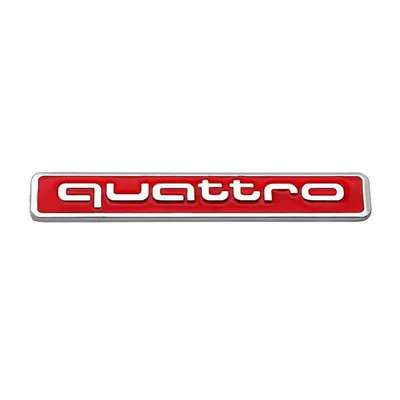 Audi center console four-wheel drive models: Car logo - standard-quattro72cm