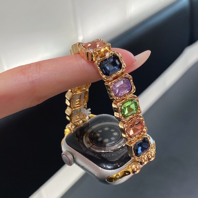 清雅手串表带适用于苹果Apple手表iwatch10/987654321SE手表带|undefined