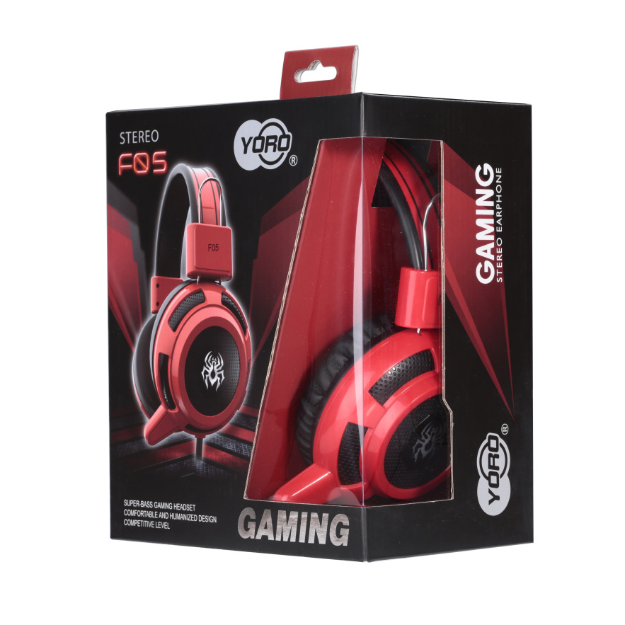 YORO computer headphone headset e-sports game internet cafe headphone gaming headset online class F05