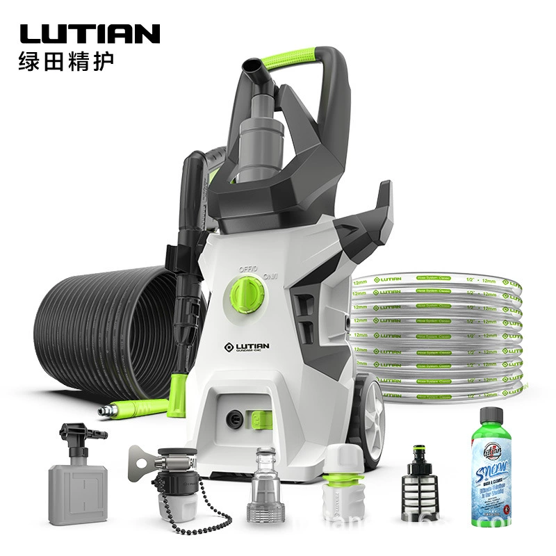 Зеленое поле 1500 Вт Бытовая автостиральная машина 220 В высокого давления автомойка водяной пистолет высокой мощности Очистительная Машина заводские прямые поставки G4