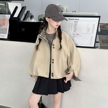 女童外套春秋装2025新款公主风时髦洋气小女孩百搭外套中大童上衣