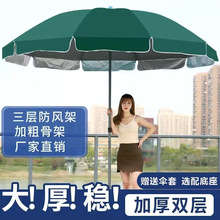 户外遮阳伞大号太阳伞做生意摆摊伞防晒庭院圆形伞大型商用庭院伞
