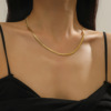 Copper fashionable chain, necklace suitable for men and women, European style