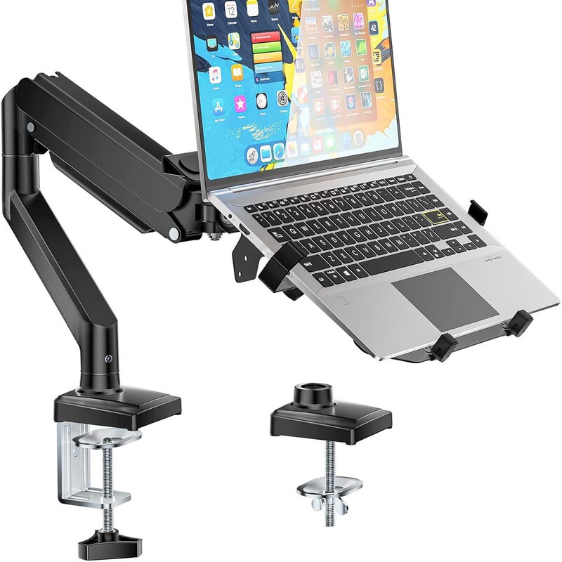 Laptop Stand with Suspended Mechanical Arm, Inverted Computer Desktop Cooling Support Stand, Adjustable Height, Portable Support Laptop Stand with Suspended Mechanical Arm, Inverted Computer Desktop Cooling Support Stand, Adjustable Height, Portable Support