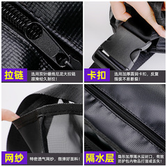 Jin Yisheng hollow breathable makeup brush bag storage bag large capacity dry and wet separation crew and makeup bag zipper bag
