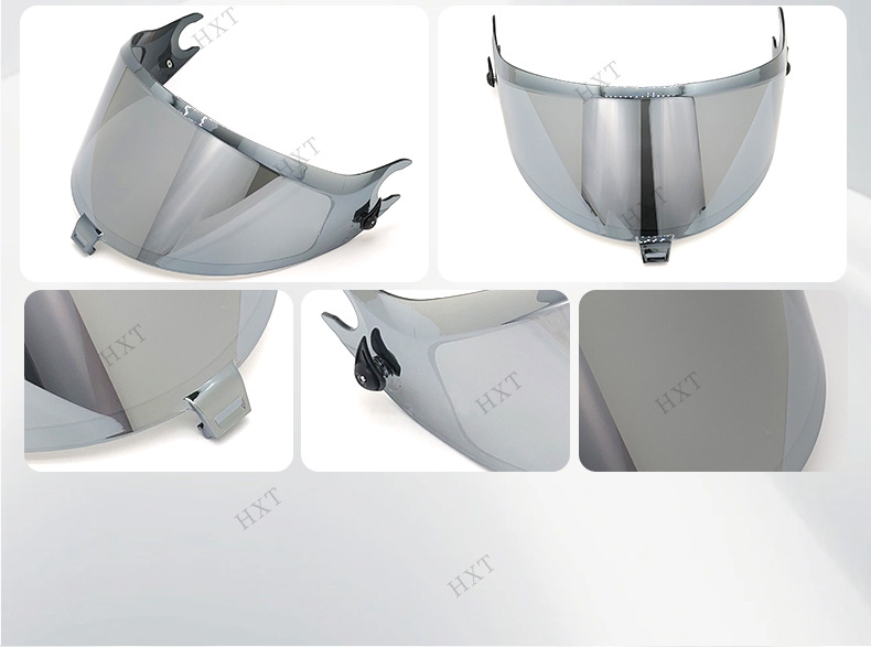 Sparta Gt Compatible with Shark Spartan Gt Motorcycle Helmet, Built-In Anti-Fog Visor, No Drilling Required
