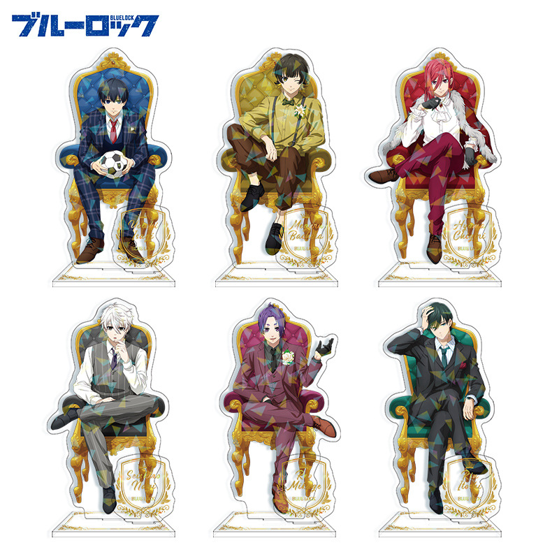 【Blue Prison】Glass Laser Double Insert Standing Sign Anime Acrylic Gift Creative Ornament Support D-Making