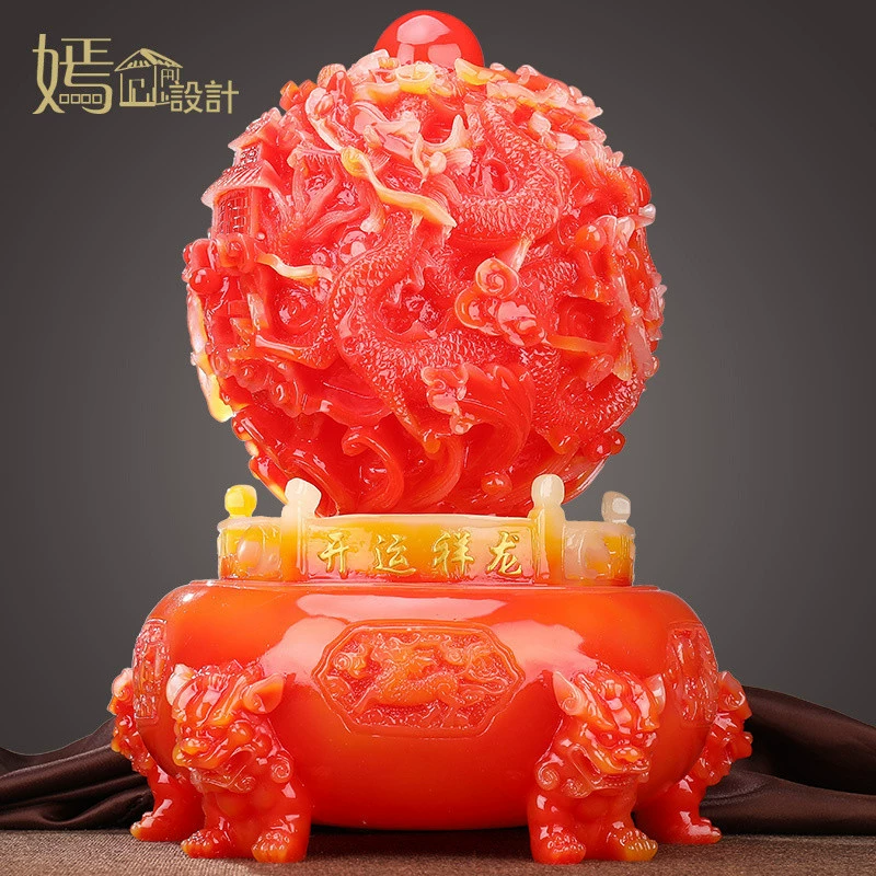 [Изысканная ручная работа] Jiuzhuan Qiankunding, украшения для дома, гостиной, ТВ, винный шкаф, украшение для офисного стола, открытие