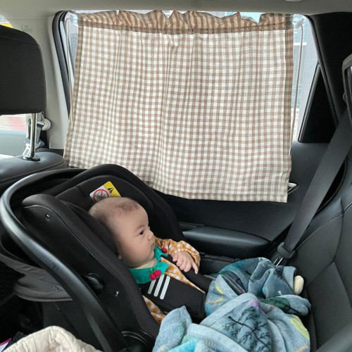 Korean ins style children's car sunscreen car curtains baby baby car light-blocking sunshade