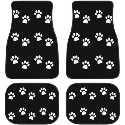 Style Floral Butterfly Easy-To-Clean | Avtomobil döşəmə paspasları - car-floor-mat-7-33444468cm-two-pairs-four-pieces-in-total