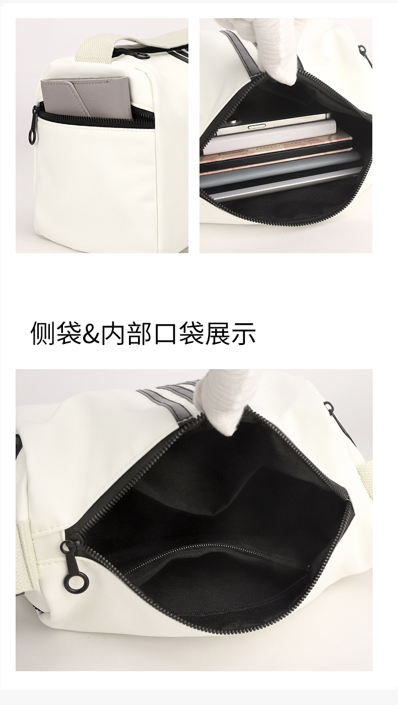 This is a simple, fashionable, casual and versatile crossbody bag for women, suitable for commuting. It is a large-capacity striped single-shoulder bag for both men and women undefined