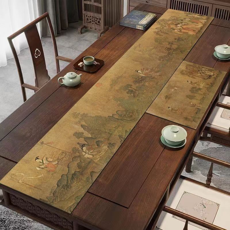 빗잠을 듣기 위해 보트 그림