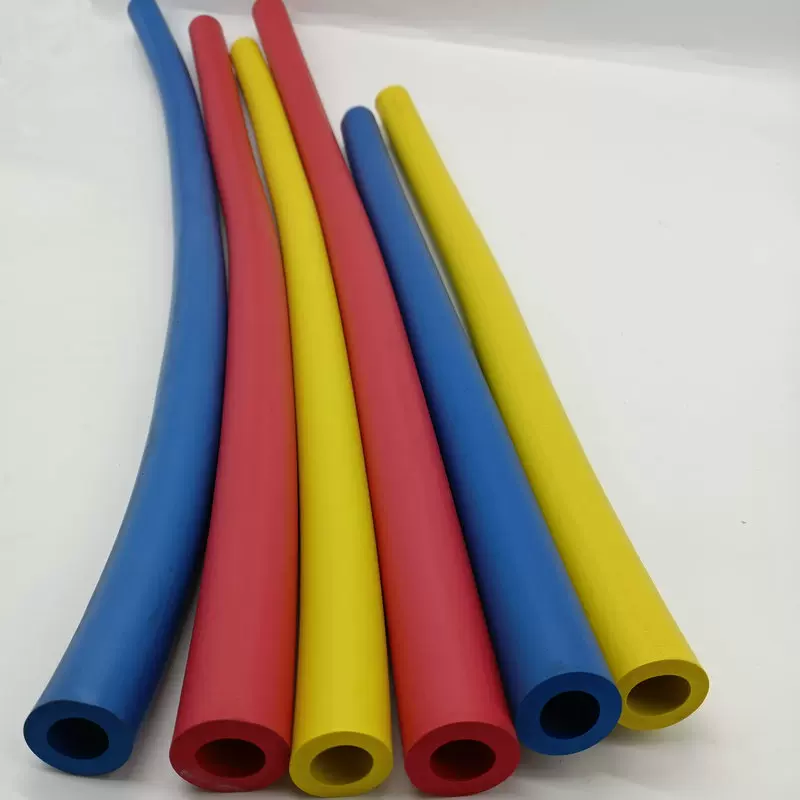 呼啦圈泡绵防护套定做多颜色空心发泡管套橡塑包装海绵管