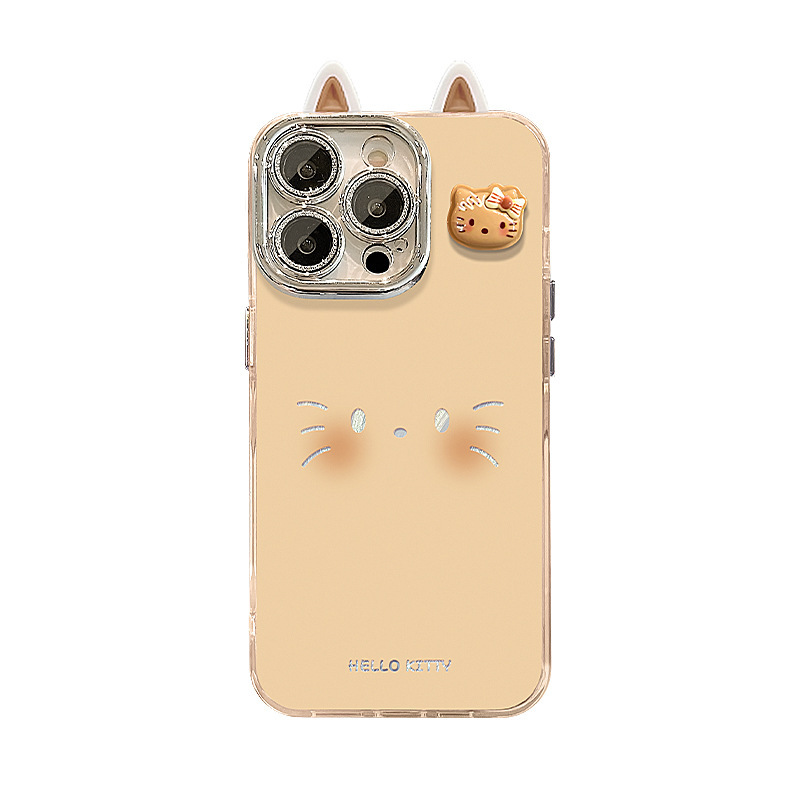 kt猫公仔挂绳适用苹果17可爱手机壳iphone15pro羽纱16高级感女生|undefined