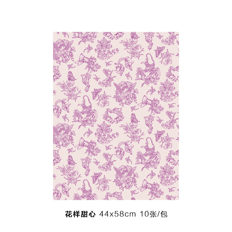 Siete colores, jardín francés, césped, madera, papel de flores, papel de flores, material de bricolaje hecho a mano, ramo fresco, papel de embalaje, floristería