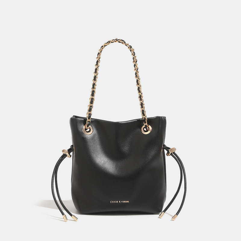 High-End Drawstring Chain Lucky Bag Bag for Women 2025 New Commuter Satchel Tote Bag Simple Shoulder Crossbody Bag High-End Drawstring Chain Lucky Bag Bag for Women 2025 New Commuter Satchel Tote Bag Simple Shoulder Crossbody Bag