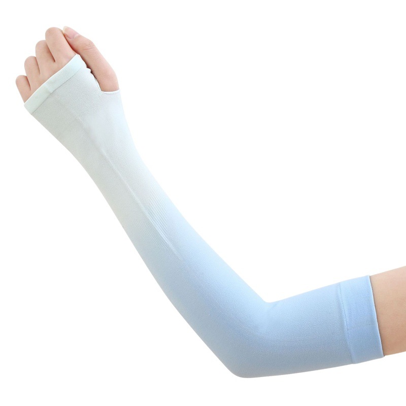 Summer Gradient Colorful Sunscreen Outdoor Ice Silk Ice Sleeves Riding Sports Arm Anti-UV Ice Sleeves in stock