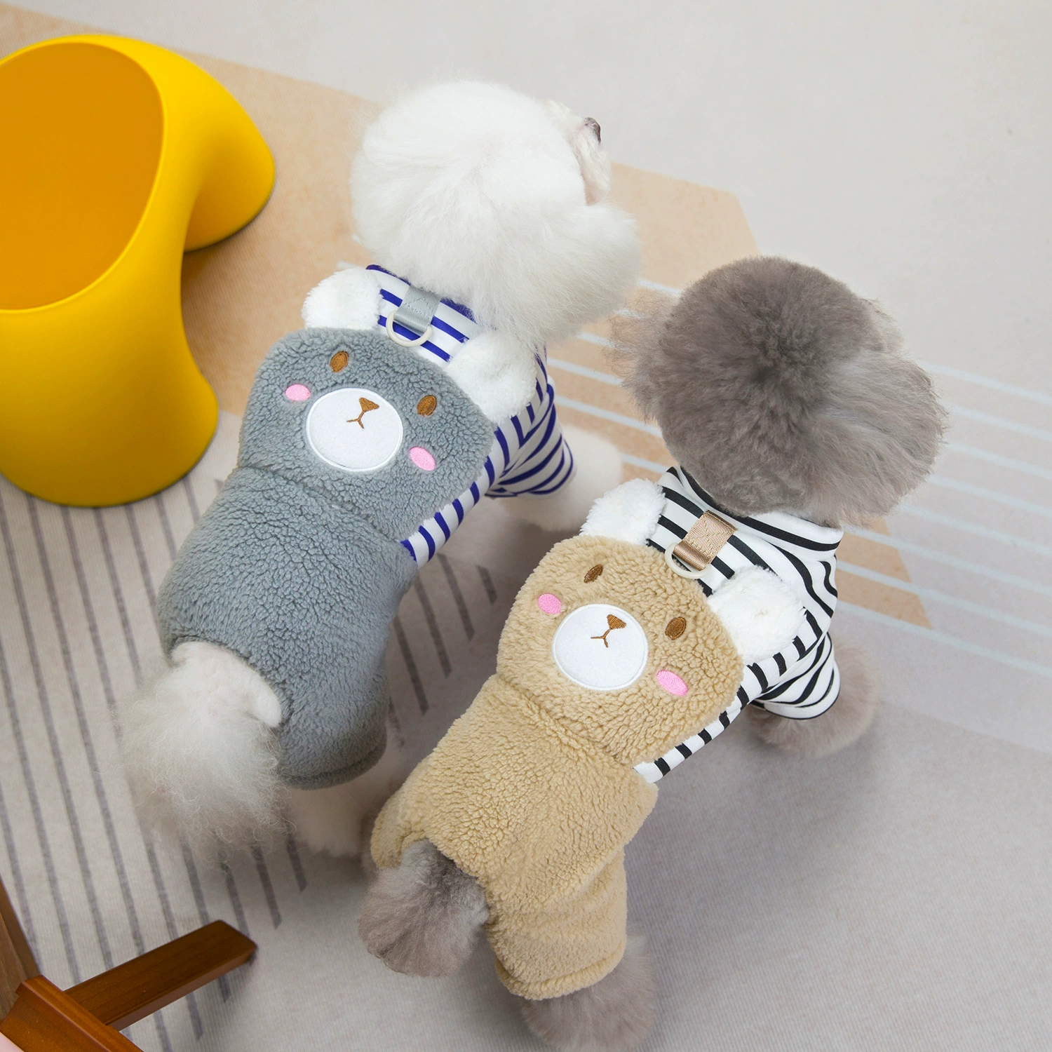 Домашние животные осенняя и зимняя одежда Шнаураби медведя утолщение теплой одежды