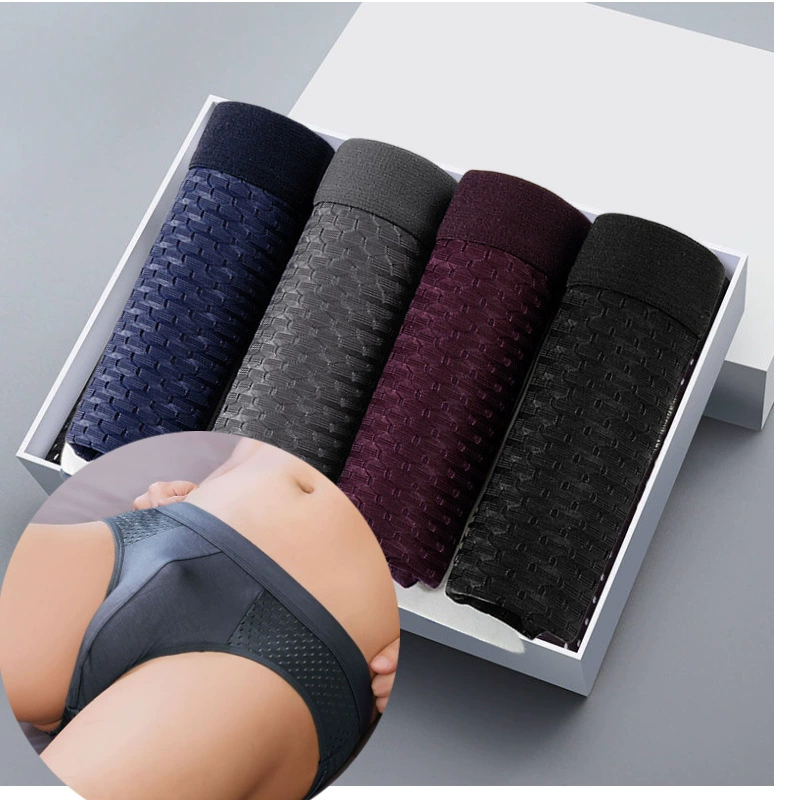 Внешняя торговля трусы быстра-сушеные сетчатые трусики мужские треугольники трусики летом дышащие освежающие сетчатые шелковые трусики