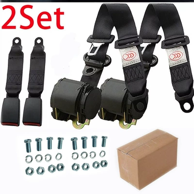 Belt for Passenger and Cargo Vehicles, Car seat belt - k3-galvanized-30cm-fully-covered-webbing-base-with-complete-set-of-screws-two-sets-in-one-box
