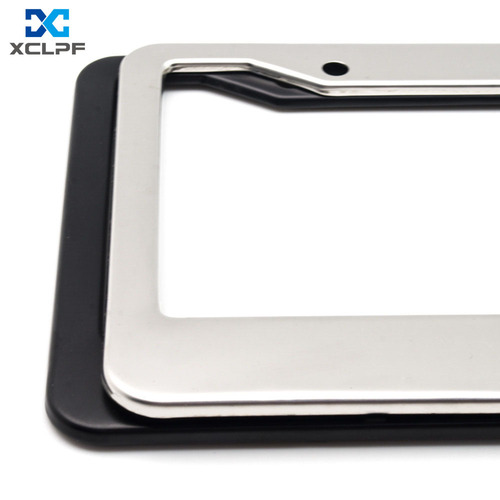 Cross-border American stainless steel license plate frame American car license plate frame universal license plate frame license plate frame license plate holder