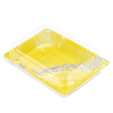 三泽网红一次性寿司打包盒长方形商用外卖盒子高盖防雾包装盒摆摊