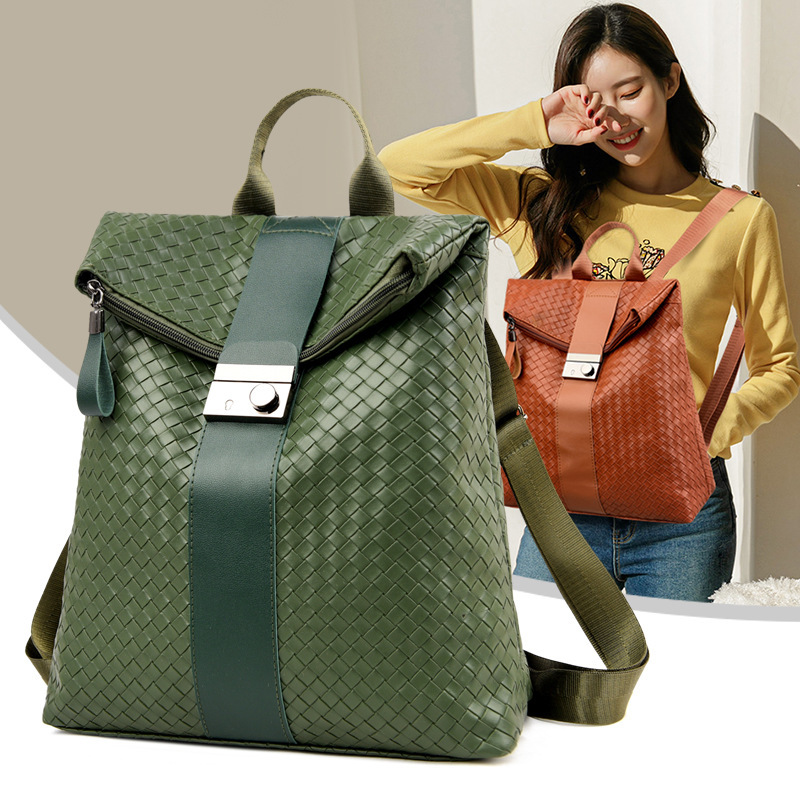 Double Backpack Foreign Trade Women's Bag Casual Korean Fashion Student Tutoring Anti-theft Bag Large Capacity Bag Wholesale