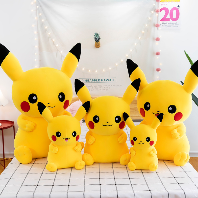 Soft Pikachu elf doll plush toy doll doll large grab machine gift factory foreign trade Wholesale