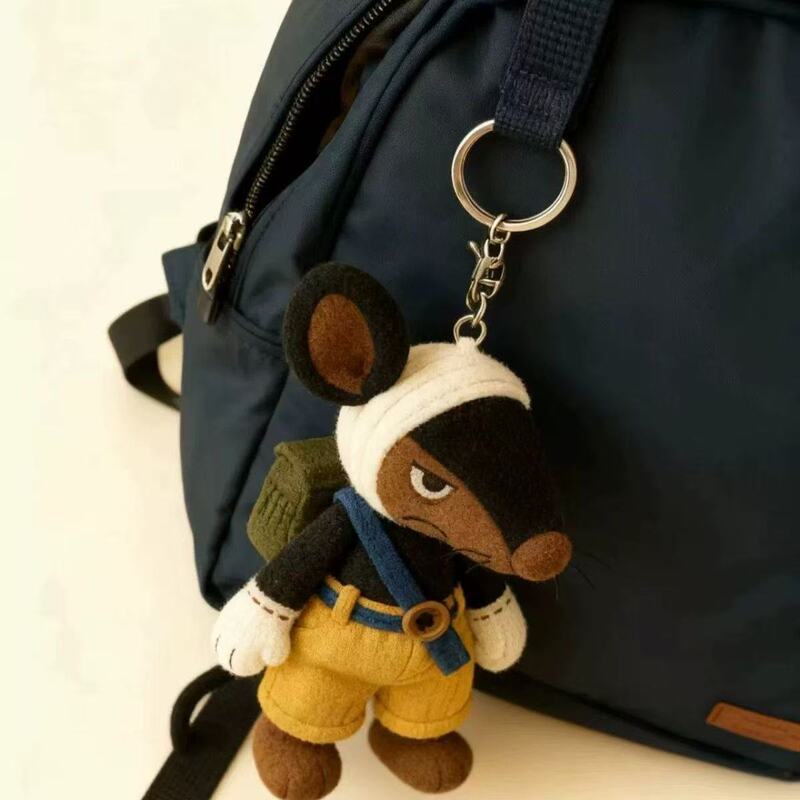 New Product from Xiaohongshu: Black Cat Sheriff One-Eared Plush Toy Keychain, Backpack Pendant, Gift New Product from Xiaohongshu: Black Cat Sheriff One-Eared Plush Toy Keychain, Backpack Pendant, Gift