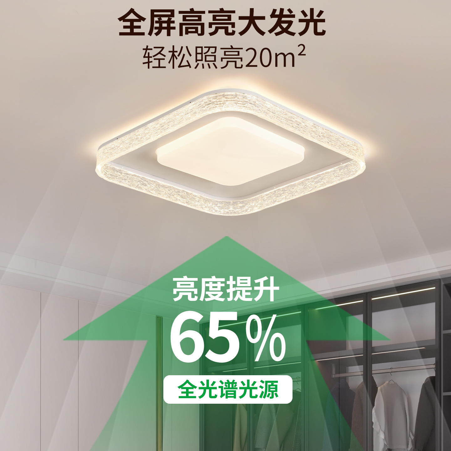 Luz de techo del dormitorio italiano lujoso moderno y simple nuevo estilo de alta sensación de alto nivel de la lámpara principal Zhongshan luminaria 357L