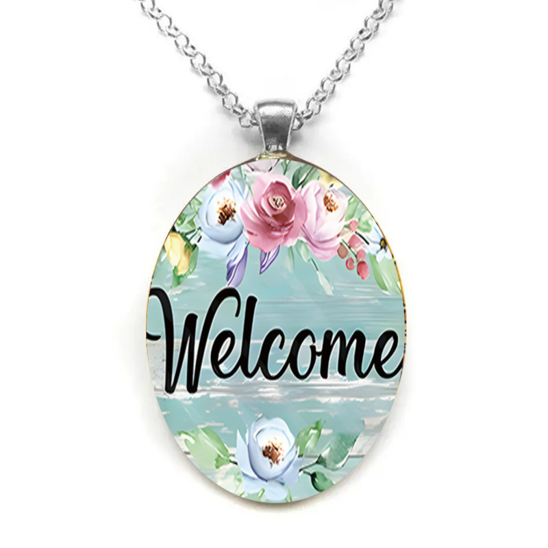 Sophisticated glass pendant