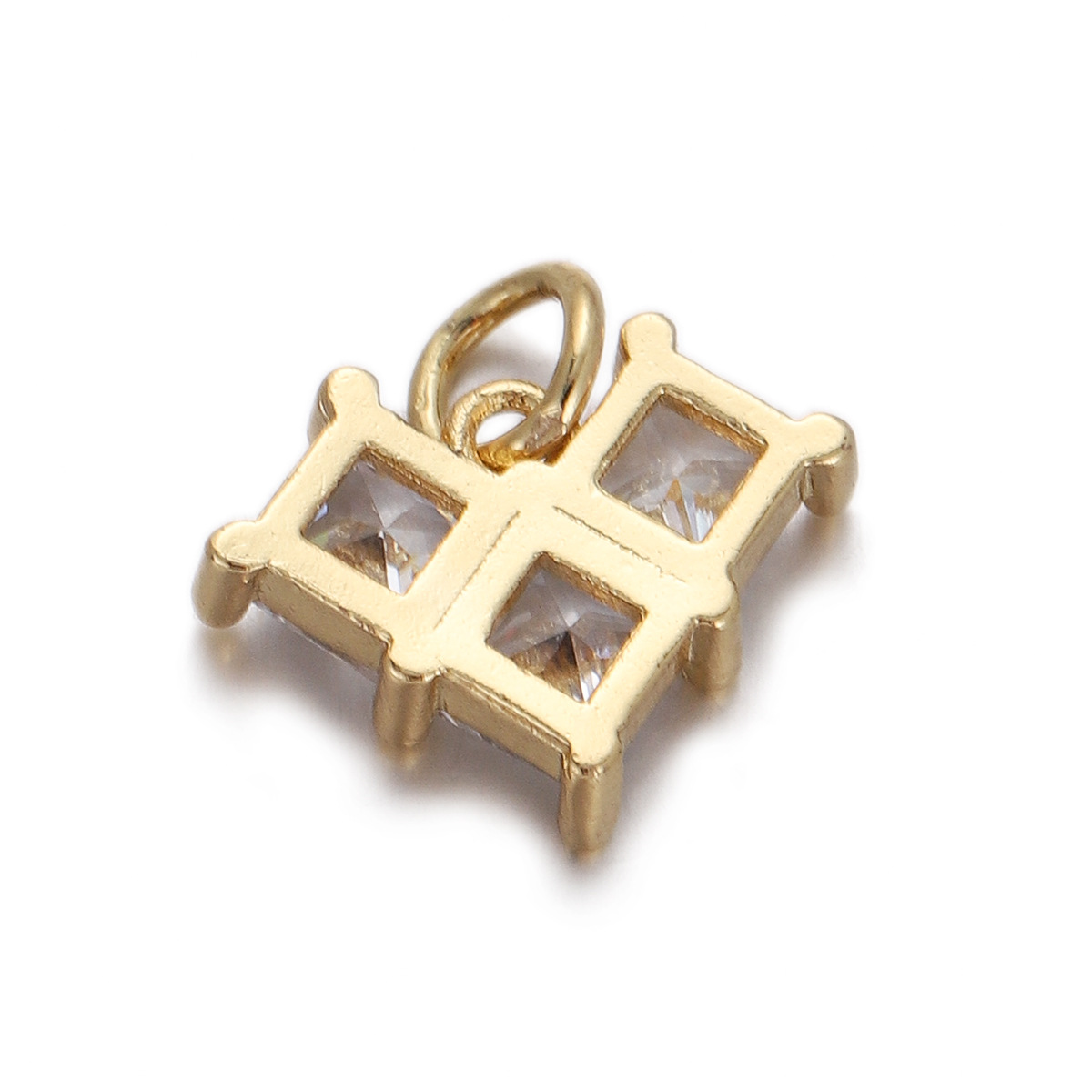 4g Weight Pendant Jewelry Making Type Gold Plated Plating Material Zircon Inlay Material 1 Piece Quantity Holiday Occasion Copper Material Donuts Pattern Women's Gender Enamel Design Simple Style Style 1 Piece Copper Zircon Gold Plated Donuts Pendant 26