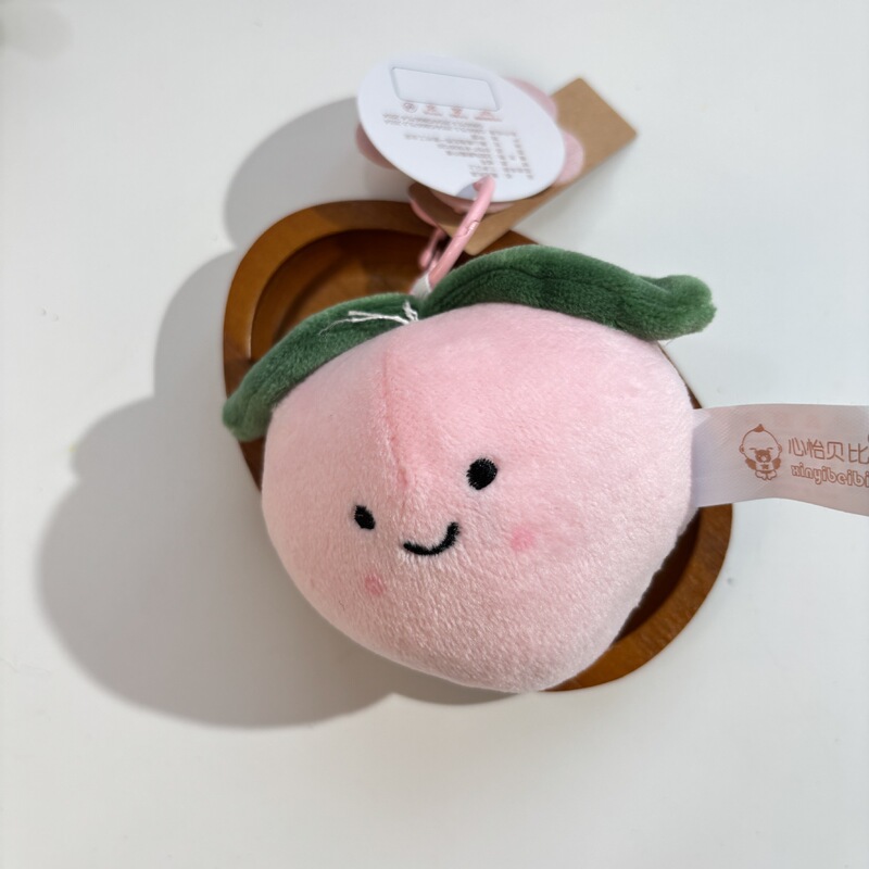 美しい意味のフルーツぬいぐるみペンダントショートぬいぐるみキーホルダーアップル人形バックパック人形かわいいティーンエイジャーアクセサリー|undefined