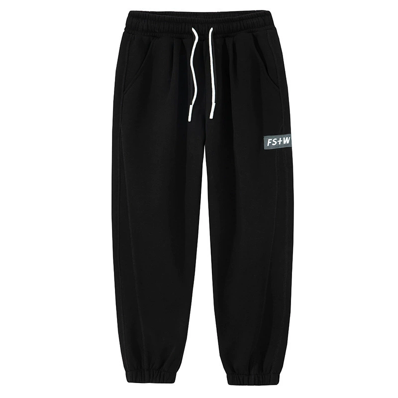 Летние маленькие ноги hiphop микро-пулевые хлопчатобумажные брюки средней талии обычные пятно повседневные рыхие брюки