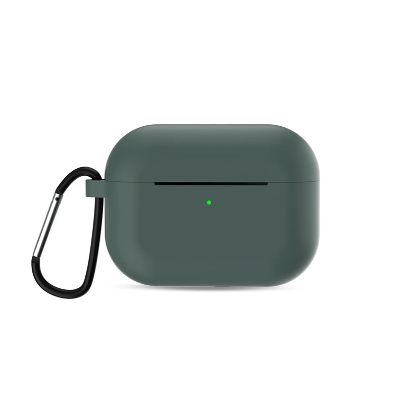 Силиконовый защитный чехол для Apple AirPods Pro 2, 2 мм, варианты мультицвета и металлической пряжки