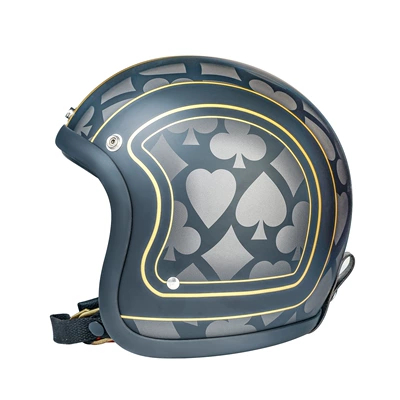 Vehicle Motorcycle Helmets, Lightweight — Motosiklet kaskı (dəbilqə) - gold-poker-s