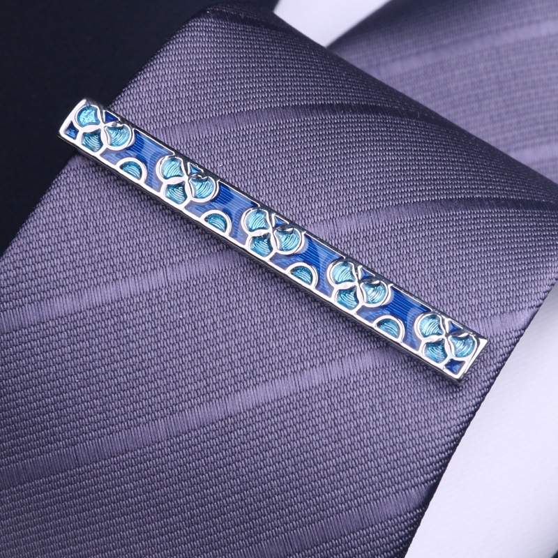Men's Clip Simple Tie Pin Business Wedding_voghion.com