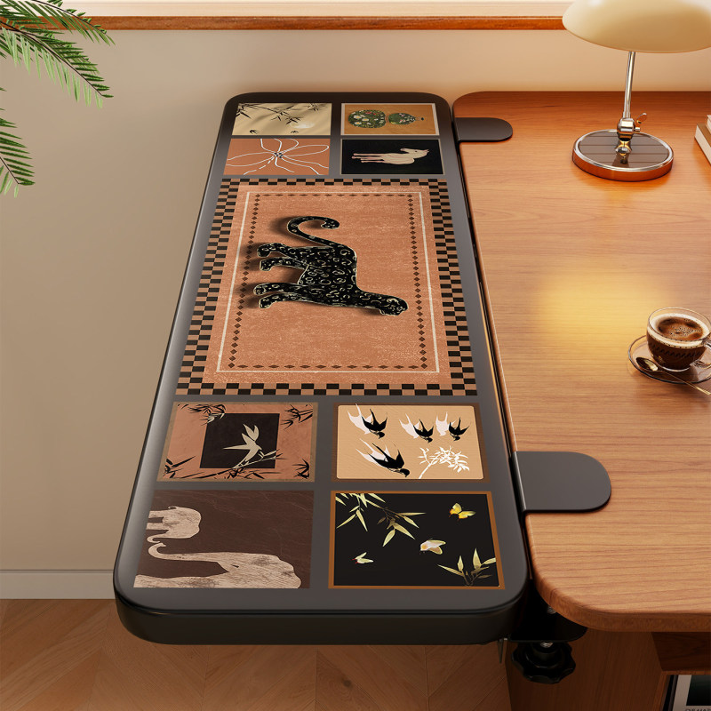 Computer Desk Hand Rest Foldable Extended and Widened Tabletop Extension Board No-Drill Expansion Tool