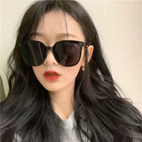 Yiwu spot маленький трипункт интернет-звезды очки для женщин корейская большая рамка круглое лицо защита от солнца солнцезащитные очки
