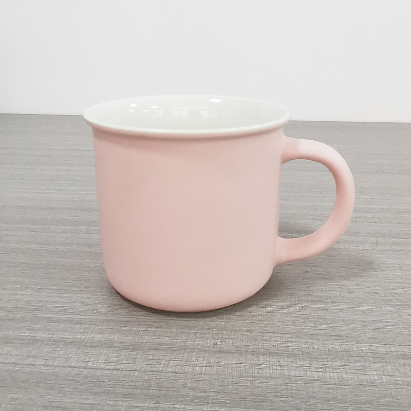 Taza de agua de procesamiento de lotes pequeños tazas de cerámica LOGO taza de agua taza de marca blanca taza de cerámica taza de café