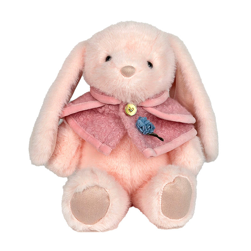 Nuevo chal conejo juguetes de peluche para dormir con muñecas tranquilizadoras lindas muñecas de trapo muñecas de tijera muñecas al por mayor