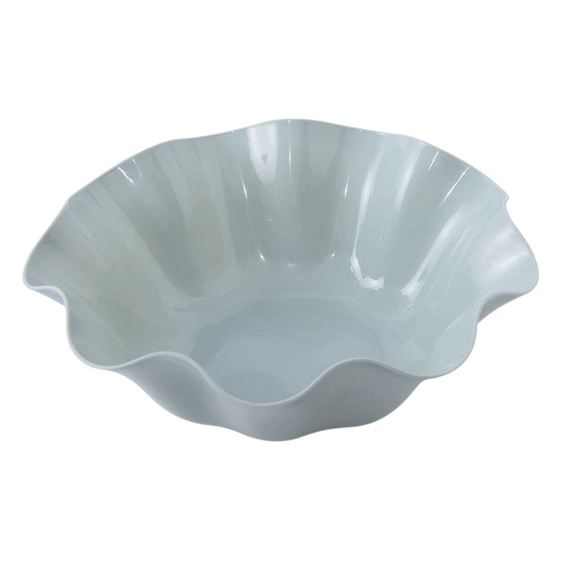 Пластиковая креативная тарелка с сухофруктами для гостиной в европейском стиле бытовой поднос с рюшами для фруктов офисная настольная тарелка для закусок и конфет