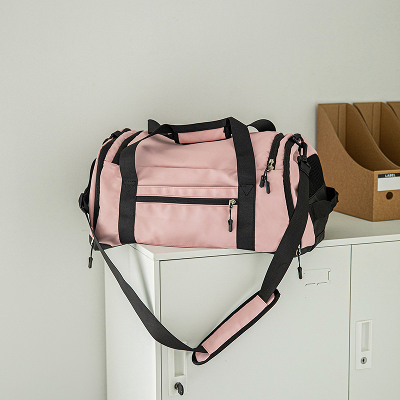 Seco y húmedo separación de zapatos independientes entrenamiento deportivo bolsa de fitness para hombres bolsa de yoga portátil de gran capacidad bolsa de viaje corto