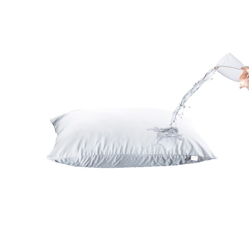 Funda de almohada impermeable de tela tejida, antisuciedad, antisaliva, antiaceite, funda de almohada individual, capa de aislamiento del núcleo de la almohada, funda protectora interior